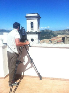 L'operatore Rai a Bovino